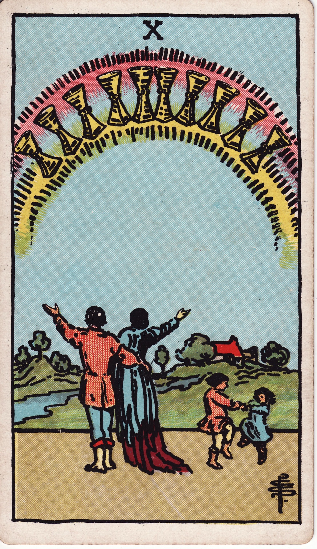 Ten of Cups tarot card