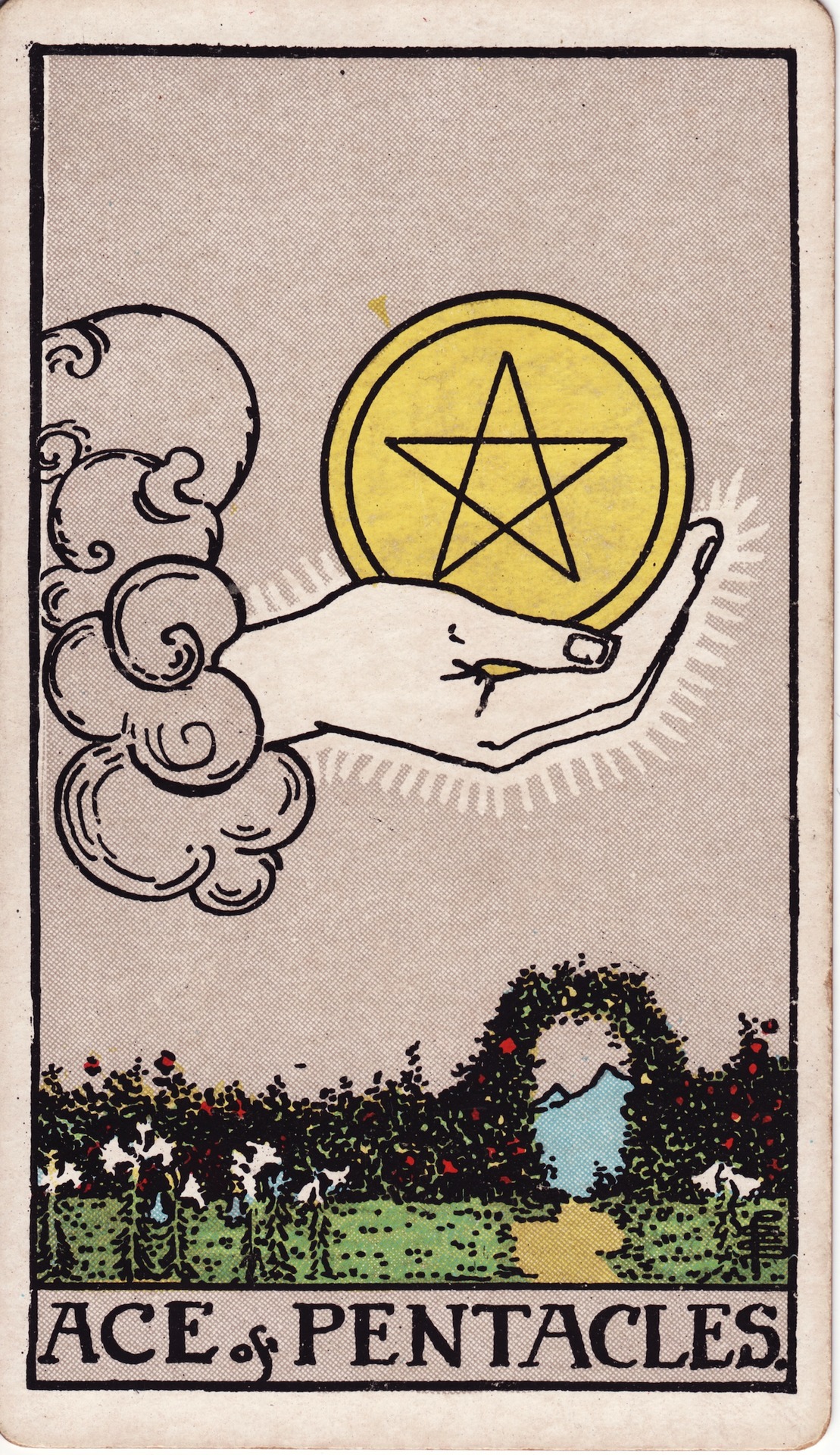 Pentacles tarot card spread